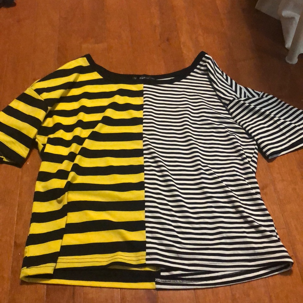 Half and half shirt